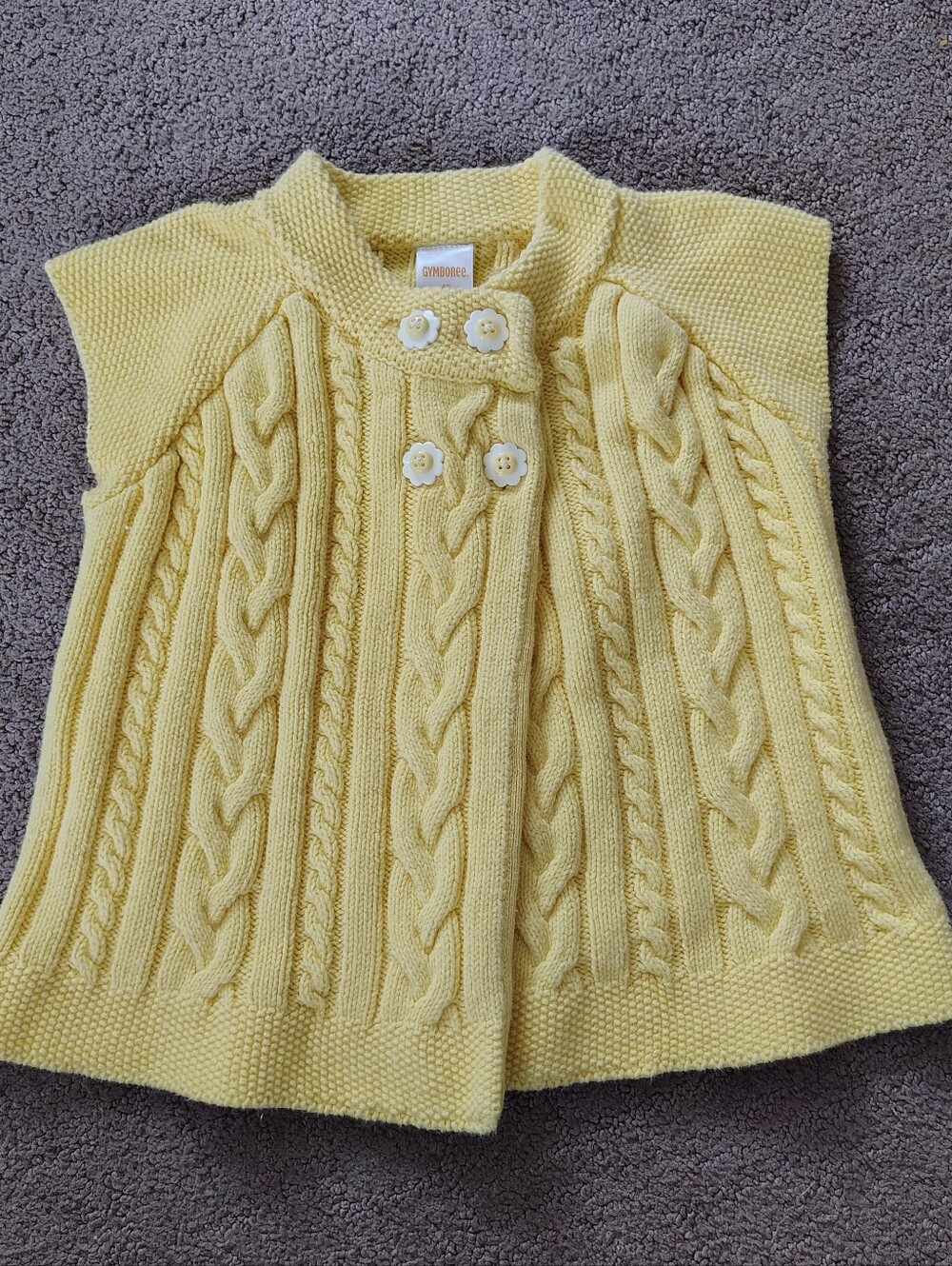 Y2k Vintage Girls Sunny Yellow Sweater Top
